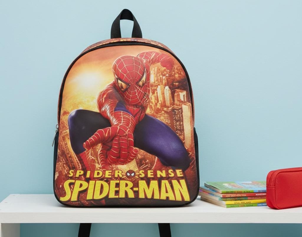 Spiderman 3D High Quality Play Nursery Baby Boy School Bag