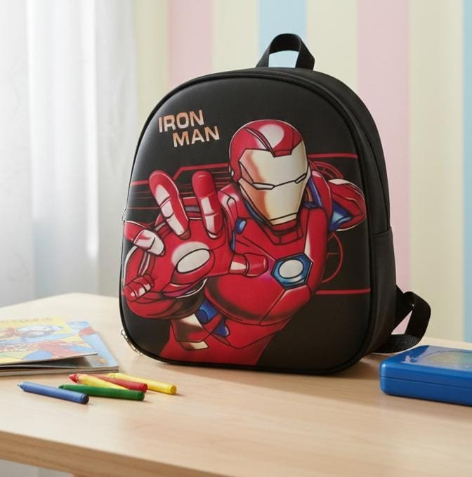 Iron Man 3D High Quality Play Nursery Baby Boy School Bag