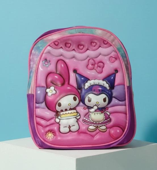 My Melody Kuromi Baby Girl PU 3D High Quality School Bag